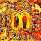 Santos Cipriano y Justina.