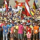 Cuarenta mil peregrinos en Barcelona.