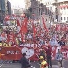 Una exigencia cruzó Madrid: Aborto Cero. Foto: HO.