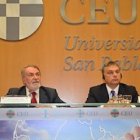 Jaime Mayor Oreja y Viktor Orban.