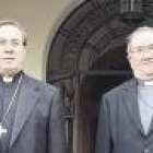 Los obispos de San Sebastián, Bilbao, Vitoria, Pamplona y Tudela