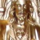 La imagen del Cristo cubierta de oro