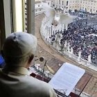 Benedicto XVI durante un Angelus