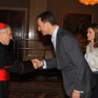 Los Príncipes de Asturias reciben a Rouco Varela