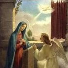 Virgen María. La anunciación