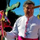 El obispo de Chiapas, Felipe Arizmendi, en una romería