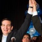 Ted Cruz, candidato republicano a la Casa Blanca, con su padre, el cubano Rafael Cruz, matemático ex-ateo y pastor protestante