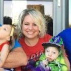 Foto divertida de Gwen Hartley y su familia disfrazados