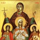 Santas Sofía e hijas mártires.