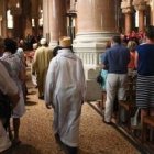 Musulmanes de Islas Comores que acudieron a la oración del 26 de julio en el Sagrado Corazón de Marsella