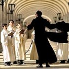 La escolanía, en acción.