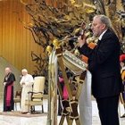 El Papa y Kiko Argüello, en un momento del encuentro.