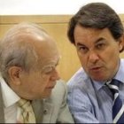 Jordi Pujol y Artur Mas