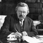 Chesterton tuvo desde el principio las ideas muy claras sobre lo que se estaba ventilando en la España de los años 30.