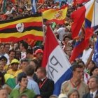 Jóvenes durante la JMJ de Madrid