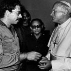 Daniel Ortega y Juan Pablo II