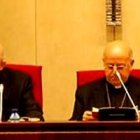 El cardenal Martínez Sistach -Barcelona-, el arzobispo Osoro -Madrid-, el arzobispo Blázquez -Valladolid- y el cardenal Cañizares -Valencia