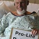 Everett Stadig, recuperándose en el hospital.