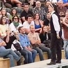 Teresa Forcades, de mitin