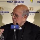 Monseñor Ricardo Blázquez, respondió a preguntas sobre el Valle de los Caídos en un desayuno de Nueva Economía Fórum.