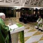 En la misa en Santa Marta Francisco habló de la virtud de la esperanza cristiana