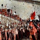 Una escena de «El Cid» (1961), una película de Anthony Mann interpretada por Charlton Heston y Sofía Loren.