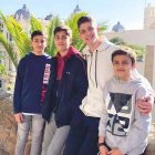 De izquierda a derecha: Pablo, Francisco, Juan y David. Foto: B. Fraile / Diócesis de Málaga.