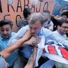 El exdiputado chileno tuvo que ser protegido hasta la llegada de la Policía