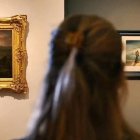 «El Angelus» de Millet, en una exposición en el Museo Van Gogh de Amsterdam.