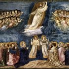 'La Ascensión del Señor' (1305), de Giotto, en la Capilla de los Scrovegni en Padua (Italia).