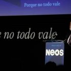 Mayor Oreja fue el ponente inicial en la presentación de Neos - foto de Gonzalo Pérez Mata, en La Razón