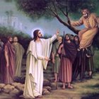 Él...y lo recibió muy contento.