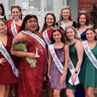 En el certamen, patrocinado por Miss America, las jóvenes tenían entre 17 y 24 años, y la ganadora logró una beca universitaria.