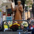 El apóstol Santiago en procesión en Mendoza, Argentina, según la tradición local