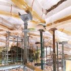 La bóveda del siglo XV de la iglesia de San Lorenzo Mártir en Fuenteodra amenaza colapso si no se repara.