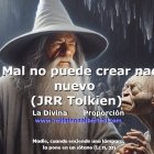 El mal no puede crear nada