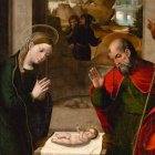 La humanidad esperó durante siglos este momento, profetizado al pueblo judío con la promesa del Mesías. 'La Natividad' de Juan Correa de Vivar (1535). Museo del Prado.