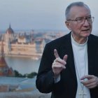 El cardenal Pietro Parolin, secretario de Estado vaticano, durante una reciente visita a Budapest.