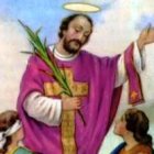 Estampa popular del santo.