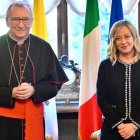 Encuentro de Parolin con Giorgia Meloni, la diplomacia vaticana y la italiana juntas contra la carnicería en Gaza