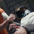 `Nefarious´, la película que ya ha convencido a 40.000 espectadores, sale airosa de su tercer fin de semana en la cartelera española (En la imagen, fotograma de Nefarious, interpretado por Sean Patrick Flanery).