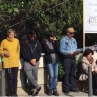 Voluntarios de 40 Días por la Vida en la acera frente a un abortorio de Barcelona en 2017... ningún juez nunca ha constatado nada ilegal ni intimidación alguna