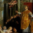 Pedro Pablo Rubens, 'Gloria de San Ignacio de Loyola' (1616, detalle): San Ignacio de Loyola (1491-1556) es el gran maestro del discernimiento de espíritus, al que dedicó espacio en sus escritos y tiempo y método en los 'Ejercicios Espirituales'.