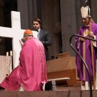 El cardenal Pizzaballa, de Tierra Santa, en la Sagrada Familia de Barcelona