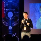 Jordi Massegú, el ya veterano impulsor de LifeTeen en España, en una ponencia del encuentro europeo