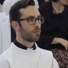 Pedro Zafra, joven sacerdote español que está en Kiev en estos momentos