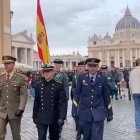Militares españoles ganando el Jubileo en Roma