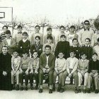 Nicolás Castellanos, OSA, el cuarto por la izquierda sentado primera fila en Seminario Menor de Palencia