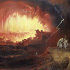 'Sodoma y Gomorra' de John Martin (1852, detalle).