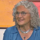 Jennifer Donzé Benson, durante la entrevista en KTO para contar su historia de conversión.